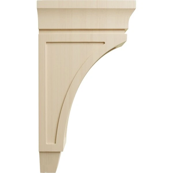 5"W X 10"D X 18"H Extra Large Lucan Wood Corbel, Rubberwood 5 5"W X 10"D X 18"H Extra Large Lucan Wood Corbel, Rubberwood - Image 3