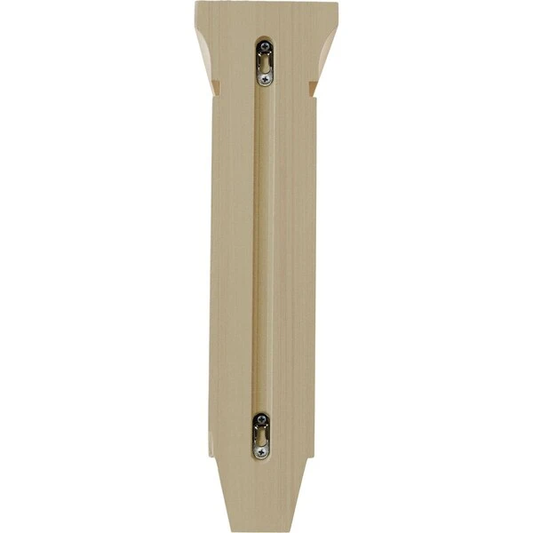 5"W X 10"D X 18"H Extra Large Lucan Wood Corbel, Rubberwood 6 5"W X 10"D X 18"H Extra Large Lucan Wood Corbel, Rubberwood - Image 4