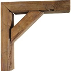 3 1/2"W X 16"D X 18"H Vintage Farmhouse Bracket, Barnwood Decor Collection, Weathered Brown -ZORO Materials Sale PCI20Enterprises20dba20Ekena20Millwork 1091190xx02xx0ca5d3