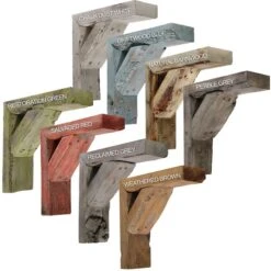 3 1/2"W X 16"D X 18"H Vintage Farmhouse Bracket, Barnwood Decor Collection, Weathered Brown -ZORO Materials Sale PCI20Enterprises20dba20Ekena20Millwork 1091190xx06xx341cc8