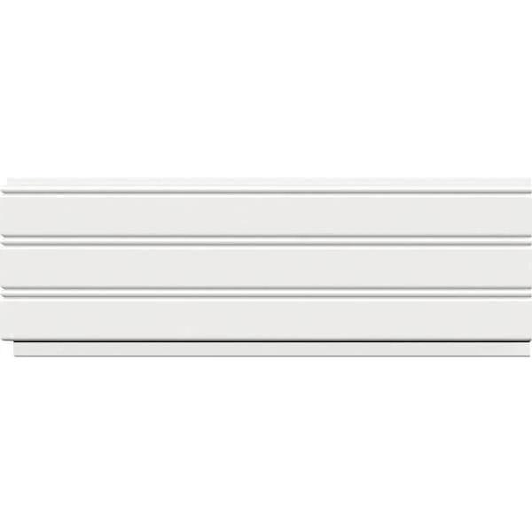 5 1/2"H X 3/8"P X 96"L Beaded Planking Moulding, PVC 5 5 1/2"H X 3/8"P X 96"L Beaded Planking Moulding, PVC - Image 3