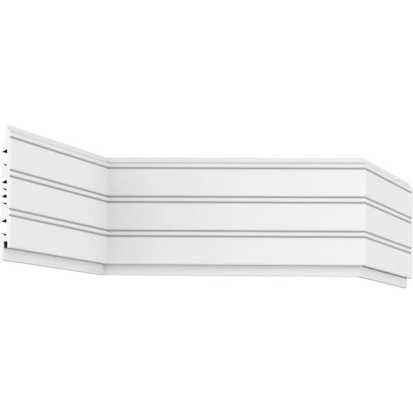 5 1/2"H X 3/8"P X 96"L Beaded Planking Moulding, PVC 6 5 1/2"H X 3/8"P X 96"L Beaded Planking Moulding, PVC - Image 4