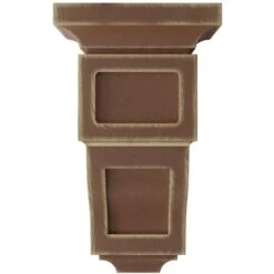 3 1/2"W X 3 3/4"D X 6"H Mini Reyes Wood Vintage Decor Corbel, Weathered Brown 6 3 1/2"W X 3 3/4"D X 6"H Mini Reyes Wood Vintage Decor Corbel, Weathered Brown -ZORO Materials Sale PCI20Enterprises20dba20Ekena20Millwork 1337780xx01xx9b3ec5