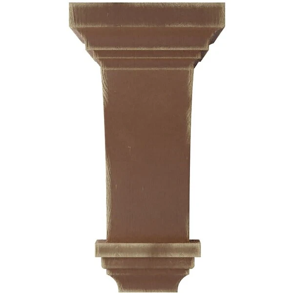 7"W X 7 3/4"D X 14"H Jumbo Jefferson Wood Vintage Decor Corbel, Weathered Brown 4 7"W X 7 3/4"D X 14"H Jumbo Jefferson Wood Vintage Decor Corbel, Weathered Brown - Image 2