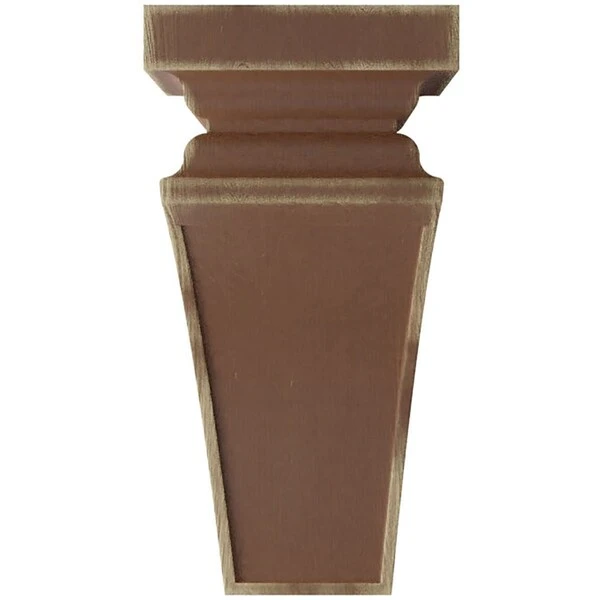 7"W X 7 3/4"D X 14"H Jumbo Nevio Wood Vintage Decor Corbel, Weathered Brown 4 7"W X 7 3/4"D X 14"H Jumbo Nevio Wood Vintage Decor Corbel, Weathered Brown - Image 2