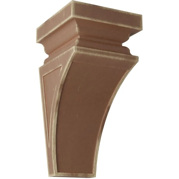 7"W X 7 3/4"D X 14"H Jumbo Nevio Wood Vintage Decor Corbel, Weathered Brown 3 7"W X 7 3/4"D X 14"H Jumbo Nevio Wood Vintage Decor Corbel, Weathered Brown