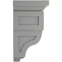 5"W X 5 3/4"D X 10"H Medium Reyes Wood Vintage Decor Corbel, Pebble Grey -ZORO Materials Sale PCI20Enterprises20dba20Ekena20Millwork 1338256xx02xx140913
