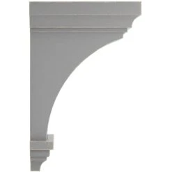 7"W X 7 3/4"D X 14"H Jumbo Jefferson Wood Vintage Decor Corbel, Pebble Grey -ZORO Materials Sale PCI20Enterprises20dba20Ekena20Millwork 1338267xx02xx3ac75f
