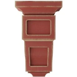 3 1/2"W X 3 3/4"D X 6"H Mini Reyes Wood Vintage Decor Corbel, Salvage Red 7 3 1/2"W X 3 3/4"D X 6"H Mini Reyes Wood Vintage Decor Corbel, Salvage Red -ZORO Materials Sale PCI20Enterprises20dba20Ekena20Millwork 1338355xx01xx55440c