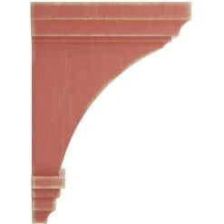 4"W X 4 3/4"D X 8"H Small Jefferson Wood Vintage Decor Corbel, Salvage Red -ZORO Materials Sale PCI20Enterprises20dba20Ekena20Millwork 1338364xx02xxd882d4