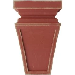 5"W X 5 3/4"D X 10"H Medium Nevio Wood Vintage Decor Corbel, Salvage Red 7 5"W X 5 3/4"D X 10"H Medium Nevio Wood Vintage Decor Corbel, Salvage Red -ZORO Materials Sale PCI20Enterprises20dba20Ekena20Millwork 1338370xx01xx84b56c