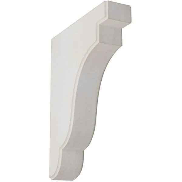1 3/4"W X 7 1/4"D X 9 1/2"H Bedford Wood Vintage Decor Bracket, Chalk Dust White 3 1 3/4"W X 7 1/4"D X 9 1/2"H Bedford Wood Vintage Decor Bracket, Chalk Dust White