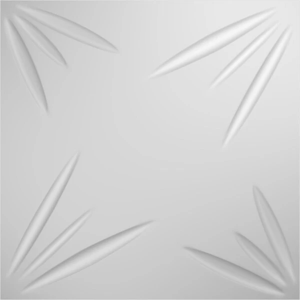 Inula EnduraWall Decorative 3D Wall Panel, White, 19 5/8"W X 19 5/8"H 7 Inula EnduraWall Decorative 3D Wall Panel, White, 19 5/8"W X 19 5/8"H - Image 5