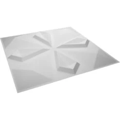 Nikki EnduraWall Decorative 3D Wall Panel, White, 19 5/8"W X 19 5/8"H -ZORO Materials Sale PCI20Enterprises20dba20Ekena20Millwork 1338893xx04xx88ed5b