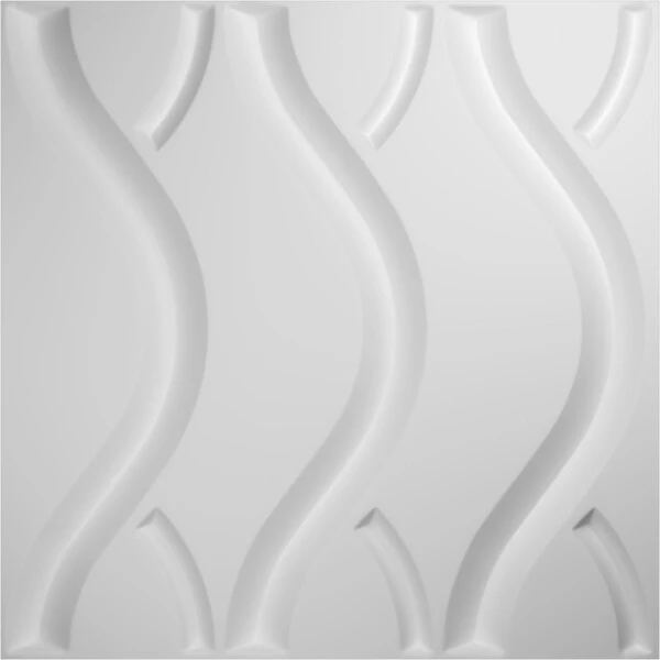 Nexus EnduraWall Decorative 3D Wall Panel, White, 19 5/8"W X 19 5/8"H 7 Nexus EnduraWall Decorative 3D Wall Panel, White, 19 5/8"W X 19 5/8"H - Image 5