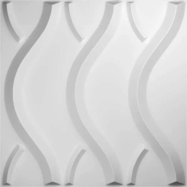 Nexus EnduraWall Decorative 3D Wall Panel, White, 19 5/8"W X 19 5/8"H 3 Nexus EnduraWall Decorative 3D Wall Panel, White, 19 5/8"W X 19 5/8"H