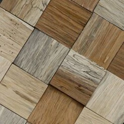 Heritage Boat Wood Mosaic Wall Tile, Natural Finish, 11 7/8"W X 11 7/8"H X 1/2"P -ZORO Materials Sale PCI20Enterprises20dba20Ekena20Millwork 1348433xx03xx2fc4ac