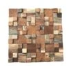 Belmont Boat Wood Mosaic Wall Tile, Natural Finish, 11 7/8"W X 11 7/8"H X 1/2"P -ZORO Materials Sale PCI20Enterprises20dba20Ekena20Millwork 1348435xx2bc5a0