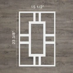 Large Hastings Decorative Fretwork Wall Panels In Architectural PVC, 15 1/2"W X 23 3/8"H X 3/8"T -ZORO Materials Sale PCI20Enterprises20dba20Ekena20Millwork 1358911xx00xx173728