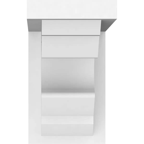Standard Sheridan Architectural Grade PVC Bracket, 3"W X 5"D X 5"H 4 Standard Sheridan Architectural Grade PVC Bracket, 3"W X 5"D X 5"H - Image 2