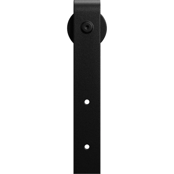 Premium J-Strap Roller Hanger W/ Bolts For Barn Door For 2 1/4" Doors, Matte Black 3 Premium J-Strap Roller Hanger W/ Bolts For Barn Door For 2 1/4" Doors, Matte Black