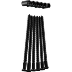 Premium 1 1/4" Barn Door Flat Track Extension Hardware For 2 1/4" Door, Matte Black 11 Premium 1 1/4" Barn Door Flat Track Extension Hardware For 2 1/4" Door, Matte Black -ZORO Materials Sale PCI20Enterprises20dba20Ekena20Millwork 1360797xx01xxdd0403