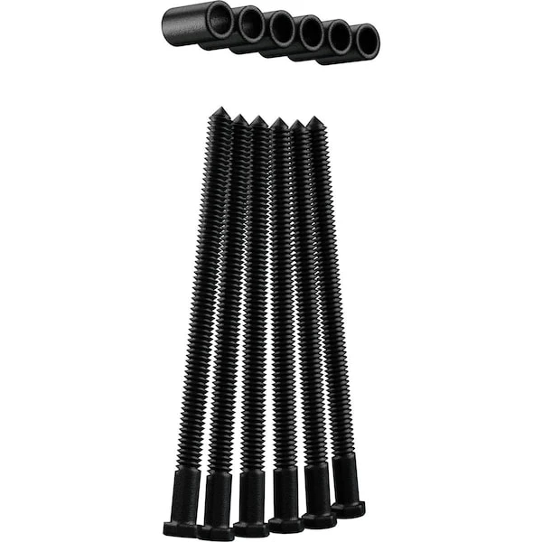 Premium 1 1/4" Barn Door Flat Track Extension Hardware For 2 1/4" Door, Matte Black 7 Premium 1 1/4" Barn Door Flat Track Extension Hardware For 2 1/4" Door, Matte Black - Image 5