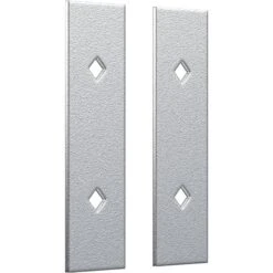 Premium Barn Door Hollow Core Plates (set Of 2), Silver Metallic 11 Premium Barn Door Hollow Core Plates (set Of 2), Silver Metallic -ZORO Materials Sale PCI20Enterprises20dba20Ekena20Millwork 1361140xx01xx04142f