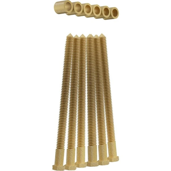 Premium 7/8" Barn Door Flat Track Extension Hardware For 2 1/4" Door, Jacob's Gold 4 Premium 7/8" Barn Door Flat Track Extension Hardware For 2 1/4" Door, Jacob's Gold - Image 2