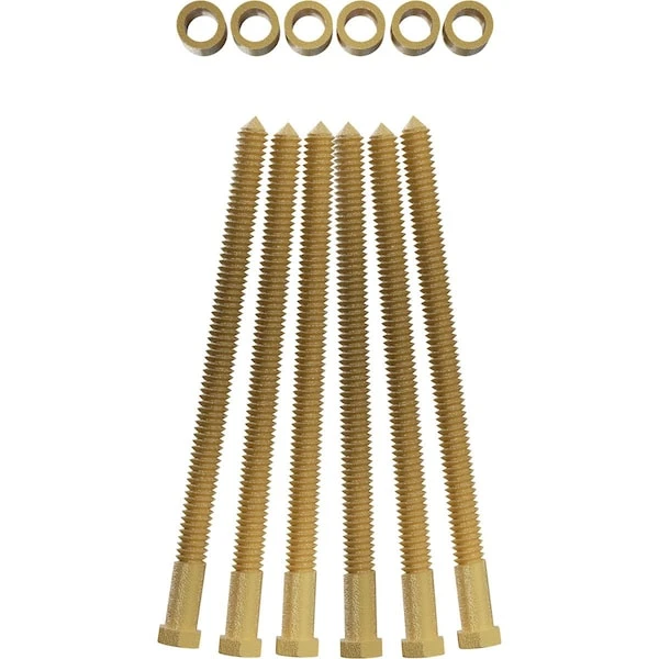 Premium 7/8" Barn Door Flat Track Extension Hardware For 2 1/4" Door, Jacob's Gold 3 Premium 7/8" Barn Door Flat Track Extension Hardware For 2 1/4" Door, Jacob's Gold