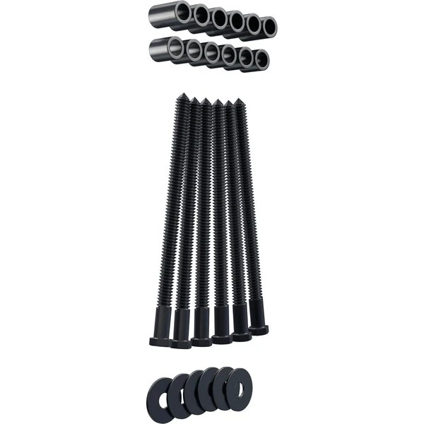 Premium Barn Door Flat Track Mounting Hardware For 1 3/8" Door, Dark Gray 7 Premium Barn Door Flat Track Mounting Hardware For 1 3/8" Door, Dark Gray - Image 5