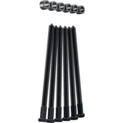 Premium 1/2" Barn Door Flat Track Extension Hardware For 1 3/4" Door, Dark Gray 9 Premium 1/2" Barn Door Flat Track Extension Hardware For 1 3/4" Door, Dark Gray -ZORO Materials Sale PCI20Enterprises20dba20Ekena20Millwork 1362135xx01xx37519a