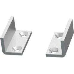 Barn Door Floor Adjustable U-Guide, Stainless Steel