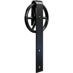 Premium Wagon Wheel Roller Hanger W/ Bolts For Barn Door For 2 1/4" Doors, Black -ZORO Materials Sale PCI20Enterprises20dba20Ekena20Millwork 1365814xx01xx750181