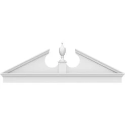 Acorn Architectural Grade PVC Combination Pediment, 74"W X 25-3/8"H X 2-3/4"P (Pitch 6/12) -ZORO Materials Sale PCI20Enterprises20dba20Ekena20Millwork 1435302xx01xx7b261a