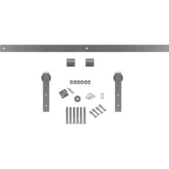 Premium J-Strap Barn Door Hardware Set W/ 7' Track For 2 1/4" Doors, PC Chrome 8 Premium J-Strap Barn Door Hardware Set W/ 7' Track For 2 1/4" Doors, PC Chrome -ZORO Materials Sale PCI20Enterprises20dba20Ekena20Millwork 1448601xx01xxa28e9f 2