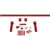 Premium J-Strap Barn Door Hardware Set W/ 7' Track For 2 1/4" Doors, Regal Red -ZORO Materials Sale PCI20Enterprises20dba20Ekena20Millwork 1448607xxc441f1 1