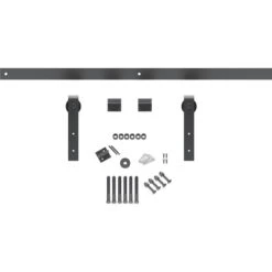 Premium J-Strap Barn Door Hardware Set W/ 4' Track For 1 3/4" Doors, Silver Metallic 11 Premium J-Strap Barn Door Hardware Set W/ 4' Track For 1 3/4" Doors, Silver Metallic -ZORO Materials Sale PCI20Enterprises20dba20Ekena20Millwork 1448610xx01xxb3c8e9 1