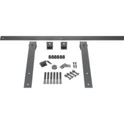 Premium J-Strap Barn Door Hardware Set W/ 7' Track For 2 1/4" Doors, Silver Metallic -ZORO Materials Sale PCI20Enterprises20dba20Ekena20Millwork 1448610xx04xxa3133e 4