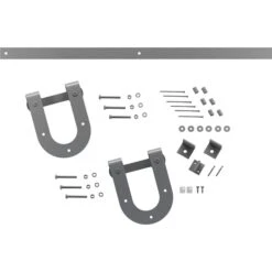 Premium Horseshoe Barn Door Hardware Set W/ 5' Track For 1 3/8" Doors, Flint Gray 11 Premium Horseshoe Barn Door Hardware Set W/ 5' Track For 1 3/8" Doors, Flint Gray -ZORO Materials Sale PCI20Enterprises20dba20Ekena20Millwork 1448634xx01xx53be5f 1