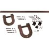 Premium Horseshoe Barn Door Hardware Set W/ 6' Track For 1 3/8" Doors, Rustic Brown 1 Premium Horseshoe Barn Door Hardware Set W/ 6' Track For 1 3/8" Doors, Rustic Brown -ZORO Materials Sale PCI20Enterprises20dba20Ekena20Millwork 1448637xxe967e8 3