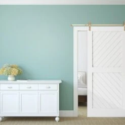 Premium Horseshoe Barn Door Hardware Set W/ 5' 4" Track For 1 3/8" Doors, White Bronze 11 Premium Horseshoe Barn Door Hardware Set W/ 5' 4" Track For 1 3/8" Doors, White Bronze -ZORO Materials Sale PCI20Enterprises20dba20Ekena20Millwork 1448641xx09xxf08f64 9