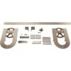 Premium Wagon Wheel Horseshoe Barn Door Hardware Set W/ 5' 4" Track For 1 3/8" Doors, White Bronze -ZORO Materials Sale PCI20Enterprises20dba20Ekena20Millwork 1449519xx4f6730 6