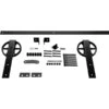 Premium Wagon Wheel Strap Barn Door Hardware Set W/ 4' Track For 2 1/4" Doors, Matte Black 1 Premium Wagon Wheel Strap Barn Door Hardware Set W/ 4' Track For 2 1/4" Doors, Matte Black -ZORO Materials Sale PCI20Enterprises20dba20Ekena20Millwork 1449787xx78e4f4 7