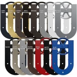 Premium Wagon Wheel Horseshoe Barn Door Hardware Set W/ 7' Track For 2 1/4" Doors, Rocket White 8 Premium Wagon Wheel Horseshoe Barn Door Hardware Set W/ 7' Track For 2 1/4" Doors, Rocket White -ZORO Materials Sale PCI20Enterprises20dba20Ekena20Millwork 1449885xx06xx416f8d 5