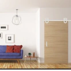 Premium Wagon Wheel Horseshoe Barn Door Hardware Set W/ 6' Track For 1 3/4" Doors, Rocket White 10 Premium Wagon Wheel Horseshoe Barn Door Hardware Set W/ 6' Track For 1 3/4" Doors, Rocket White -ZORO Materials Sale PCI20Enterprises20dba20Ekena20Millwork 1449885xx08xx99db7f 1