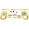 Premium Wagon Wheel Horseshoe Barn Door Hardware Set W/ 8' Track For 1 3/4" Doors, Jacob's Gold -ZORO Materials Sale PCI20Enterprises20dba20Ekena20Millwork 1449935xx80713c 5
