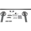 Premium Wagon Wheel Strap Barn Door Hardware Set W/ 8' Track For 1 3/8" Doors, Silver Metallic 1 Premium Wagon Wheel Strap Barn Door Hardware Set W/ 8' Track For 1 3/8" Doors, Silver Metallic -ZORO Materials Sale PCI20Enterprises20dba20Ekena20Millwork 1449977xx2858ec 7