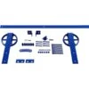 Premium Wagon Wheel Strap Barn Door Hardware Set W/ 7' Track For 1 3/4" Doors, Blue Ribbon 1 Premium Wagon Wheel Strap Barn Door Hardware Set W/ 7' Track For 1 3/4" Doors, Blue Ribbon -ZORO Materials Sale PCI20Enterprises20dba20Ekena20Millwork 1450133xxc35f83 4