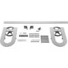 Premium Wagon Wheel Horseshoe Barn Door Hardware Set W/ 4' Track For 1 3/8" Doors, PC Chrome 2 Premium Wagon Wheel Horseshoe Barn Door Hardware Set W/ 4' Track For 1 3/8" Doors, PC Chrome -ZORO Materials Sale PCI20Enterprises20dba20Ekena20Millwork 1450167xxa2f73a 3